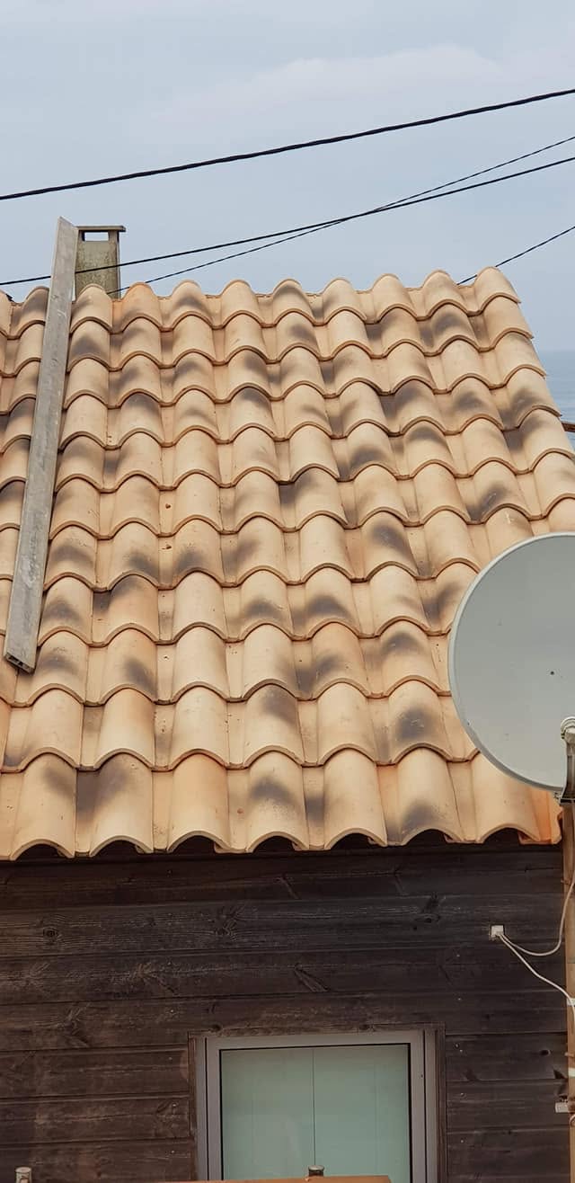 Cobertura em telha cerâmica reabilitada